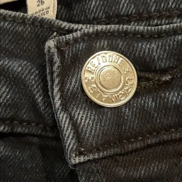 Re/Done Black Skinny Jeans - Picture 7 of 9